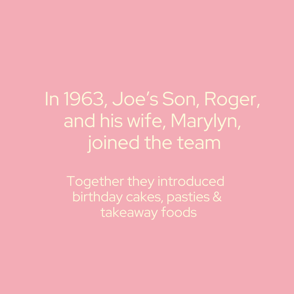 in 1963, joes son Roger and his wife marylyn joined the Gardner team
