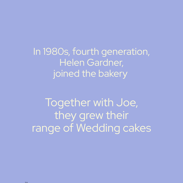 fourth generation Helen Gardner joined in 80s