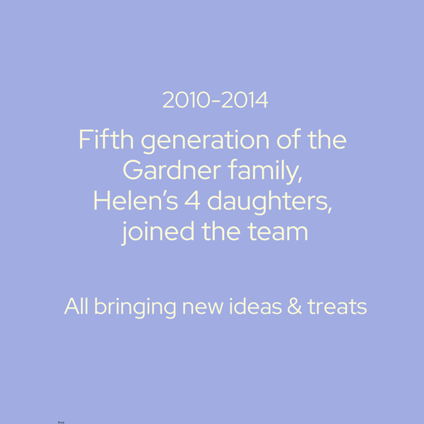 fifth generation of the Gardner family joined the team