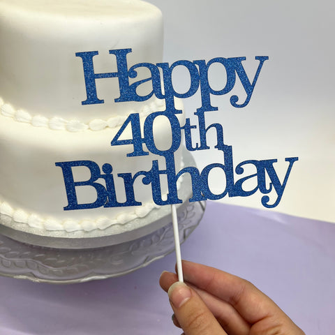 Happy 40th Topper