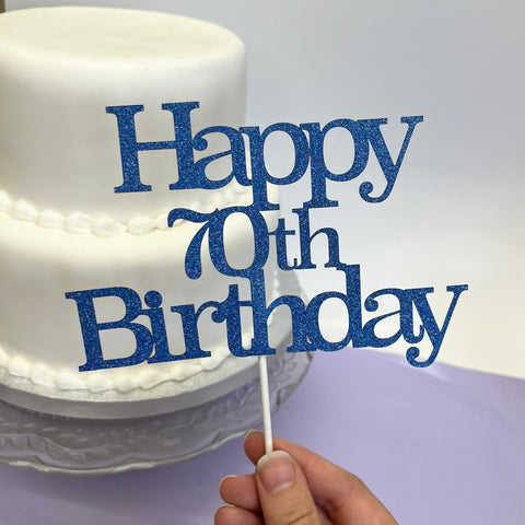 Happy 70th Topper