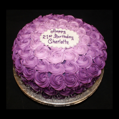 Ombre Rose Swirl