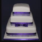 Diamante & Ribbon Bow