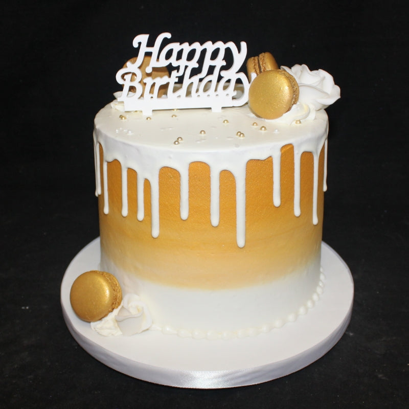Ombre Gold Drip