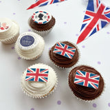 Union Jack Cupcake