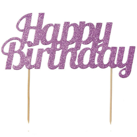 Pink Birthday Topper