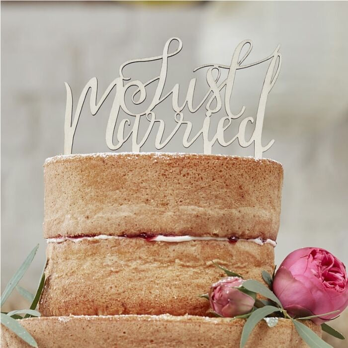 Just Married Topper