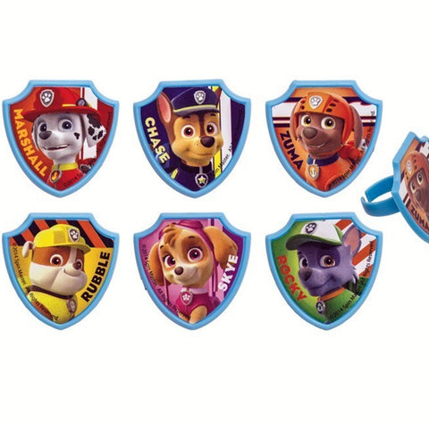 Paw Patrol Rings (6)