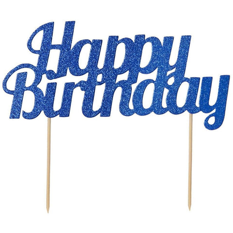 Blue Birthday Topper
